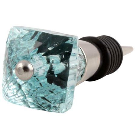 Water Glass Square Cut Wine Stopper